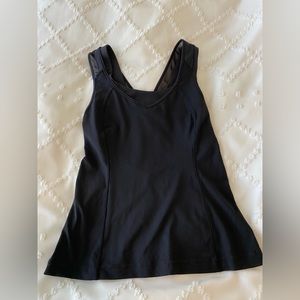 Lululemon Built In Bra Deep V Back Tank Top Size 6